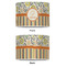 Swirls, Floral & Stripes 12" Drum Lampshade - APPROVAL (Poly Film)