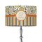 Swirls, Floral & Stripes 12" Drum Lamp Shade - Fabric (Personalized)