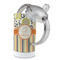 Swirls, Floral & Stripes 12 oz Stainless Steel Sippy Cups - Top Off