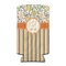 Swirls, Floral & Stripes Can Cooler (tall 12 oz) (Personalized)