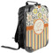 Swirls, Floral & Stripes Kids Hard Shell Backpack (Personalized)