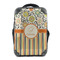 Swirls, Floral & Stripes 15" Hard Shell Backpack (Personalized)