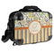 Swirls, Floral & Stripes 15" Hard Shell Briefcase - FRONT