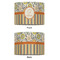 Swirls, Floral & Stripes 16" Drum Lampshade - APPROVAL (Fabric)