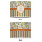 Swirls, Floral & Stripes 16" Drum Lampshade - APPROVAL (Poly Film)
