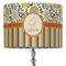 Swirls, Floral & Stripes 16" Drum Lamp Shade - Fabric (Personalized)