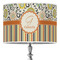 Swirls, Floral & Stripes 16" Drum Lamp Shade - Poly-film (Personalized)
