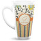 Swirls, Floral & Stripes 16 Oz Latte Mug - Front