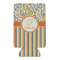 Swirls, Floral & Stripes 16oz Can Sleeve - FRONT (flat)