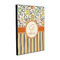 Swirls, Floral & Stripes 16x20 Wood Print - Angle View