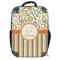 Swirls, Floral & Stripes 18" Hard Shell Backpacks - FRONT