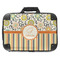Swirls, Floral & Stripes 18" Laptop Briefcase - FRONT