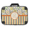 Swirls, Floral & Stripes Hard Shell Briefcase - 18" (Personalized)