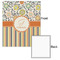 Swirls, Floral & Stripes 20x24 - Matte Poster - Front & Back