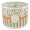 Swirls, Floral & Stripes 8" Drum Lampshade - ANGLE Poly-Film