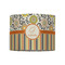 Swirls, Floral & Stripes 8" Drum Lampshade - FRONT (Fabric)