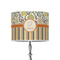 Swirls, Floral & Stripes 8" Drum Lamp Shade - Poly-film (Personalized)