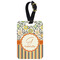 Swirls, Floral & Stripes Aluminum Luggage Tag (Personalized)