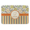 Swirls, Floral & Stripes Anti-Fatigue Kitchen Mat (Personalized)