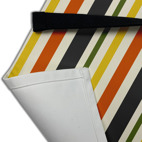 Swirls, Floral & Stripes Apron - (Detail)