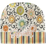 Swirls, Floral & Stripes Baby Hat (Beanie) (Personalized)