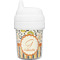 Swirls, Floral & Stripes Baby Sippy Cup (Personalized)