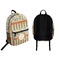 Swirls, Floral & Stripes Backpack front and back - Apvl