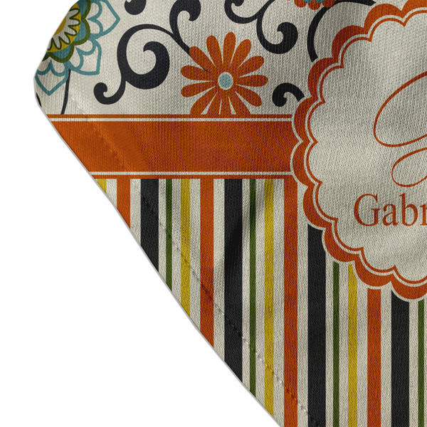 Swirls, Floral & Stripes Bandana Detail