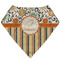 Swirls, Floral & Stripes Bandana Bib (Personalized)