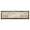 Swirls, Floral & Stripes Bar Mat (Personalized)