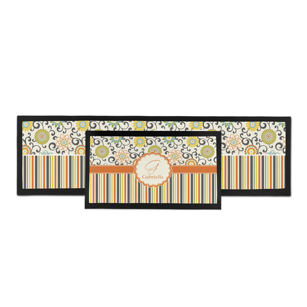 Swirls, Floral & Stripes Bar Mat - Parent Main