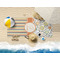 Swirls, Floral & Stripes Beach Towel Lifestyle