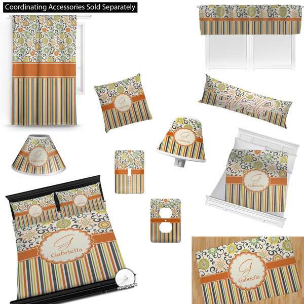 Swirls, Floral & Stripes Bedroom Decor & Accessories2