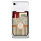 Swirls, Floral & Stripes Cell Phone Credit Card Holder w/ Phone