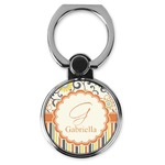 Swirls, Floral & Stripes Cell Phone Ring Stand & Holder (Personalized)