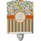 Swirls, Floral & Stripes Ceramic Night Light (Personalized)