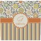 Swirls, Floral & Stripes Ceramic Tile Hot Pad (Personalized)
