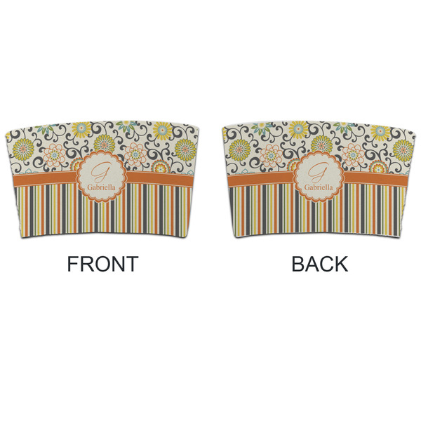 Swirls, Floral & Stripes Coffee Cup Sleeve - APPROVAL