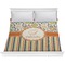 Swirls, Floral & Stripes Comforter (King)
