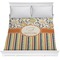 Swirls, Floral & Stripes Comforter (Queen)