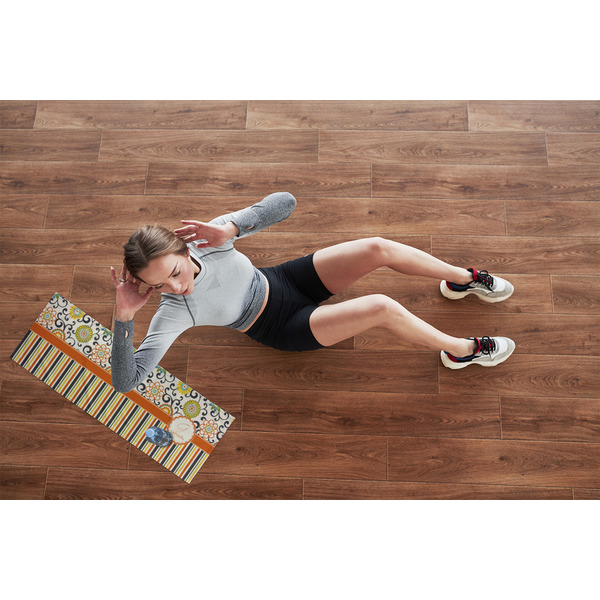 Swirls, Floral & Stripes Cooling Towel- Lifestyle