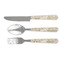 Swirls, Floral & Stripes Cutlery Set (Personalized)