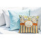 Swirls, Floral & Stripes Decorative Pillow Case - LIFESTYLE 2