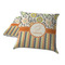 Swirls, Floral & Stripes Decorative Pillow Case - TWO
