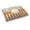 Swirls, Floral & Stripes Dog Bed - Medium w/ Name and Initial