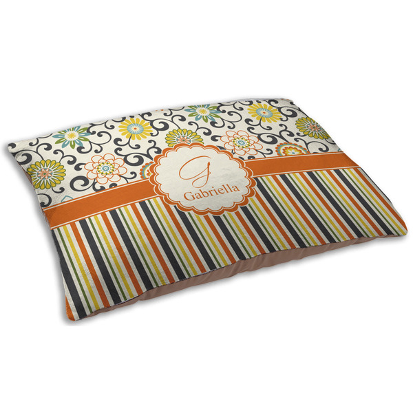 Swirls, Floral & Stripes Dog Beds - SMALL