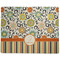 Swirls, Floral & Stripes Dog Food Mat - Large without Bowls