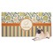 Swirls, Floral & Stripes Dog Towel (Personalized)