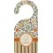 Swirls, Floral & Stripes Door Hanger (Personalized)