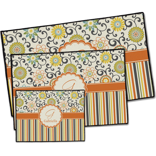 Swirls, Floral & Stripes Door Mats - PARENT MAIN